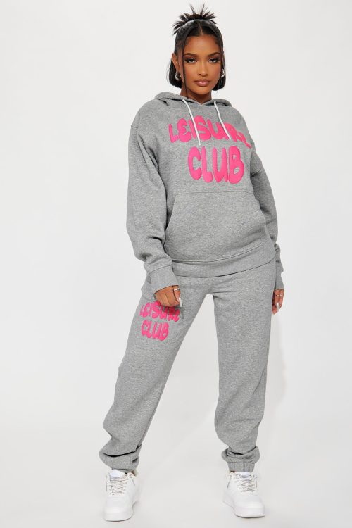 Leisure Day Jogger Set – Heather Grey