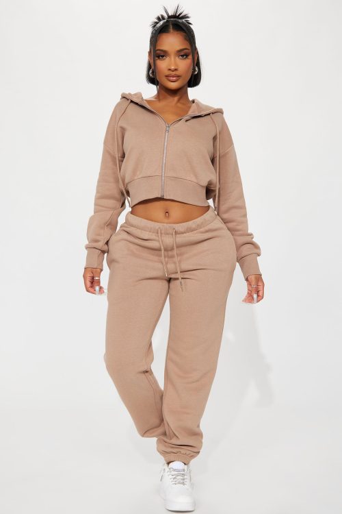 Brianna Jogger Pant Set – Mocha