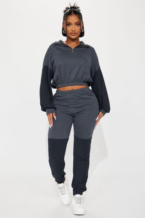 Never Leaving Jogger Set – Grey