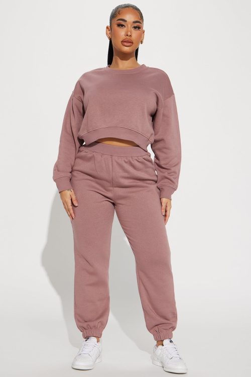 Do Not Disturb Sweatsuit – Mauve