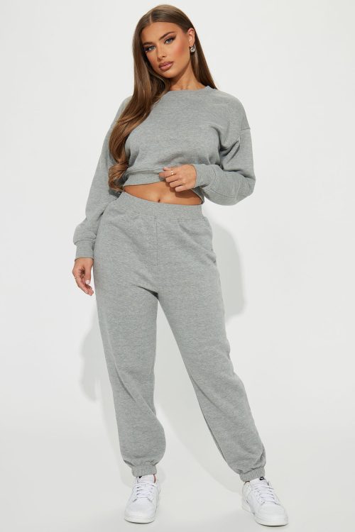 Do Not Disturb Sweatsuit – Heather Grey